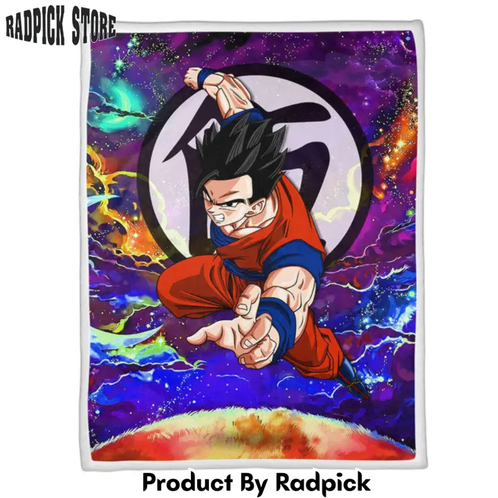 Dragon ball gohan blanket custom anime galaxy style  rp0151869